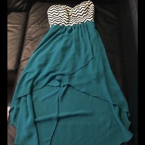 Chevron tulle dress